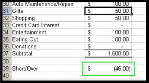 Budget Template Bottom