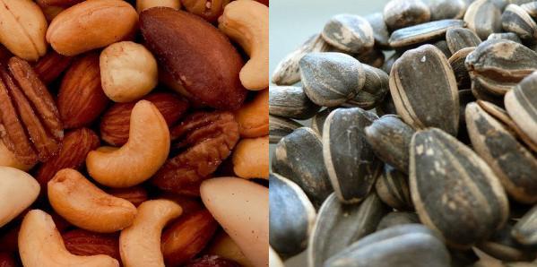 Mixed Nuts and Sunflower Seeds