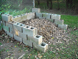 Brick Compost Bin