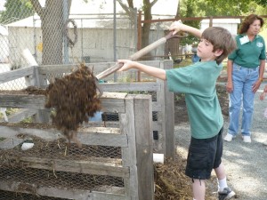 Turning Compost